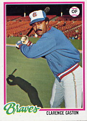 1978 Topps Baseball Cards      716     Clarence Gaston
